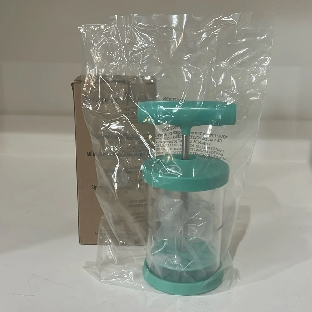 Pampered Chef Teal/Turquoise Whipped Cream Maker #1461 New In Box